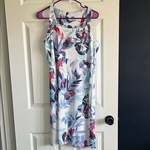 Columbia Multicolor Floral Midi Dress